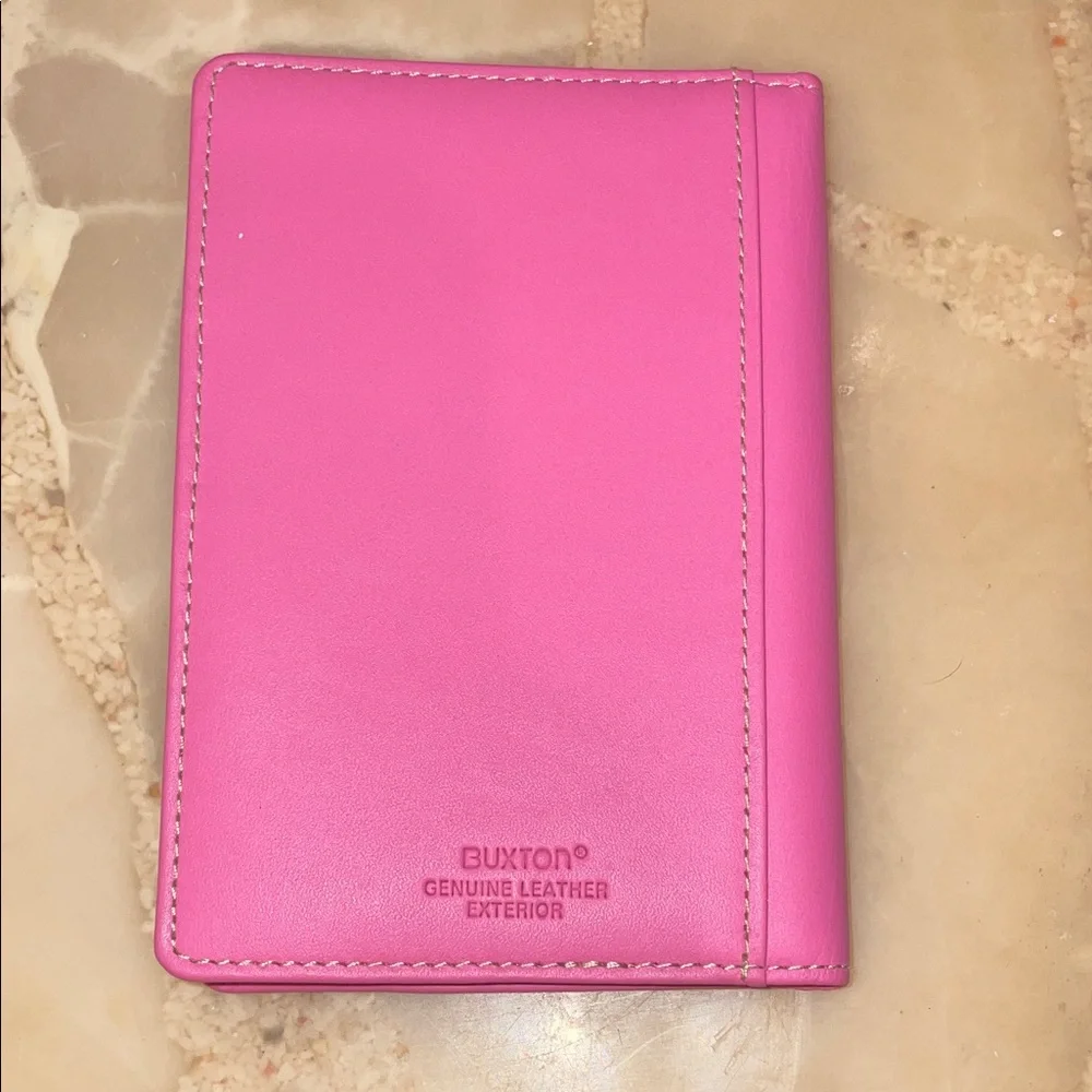 Bright Pink Travel Wallet/planner